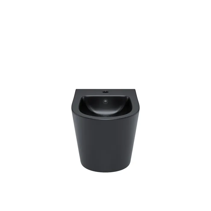 Подвесное биде чёрное матовое, Calipso, IDDIS, CALRB02i82