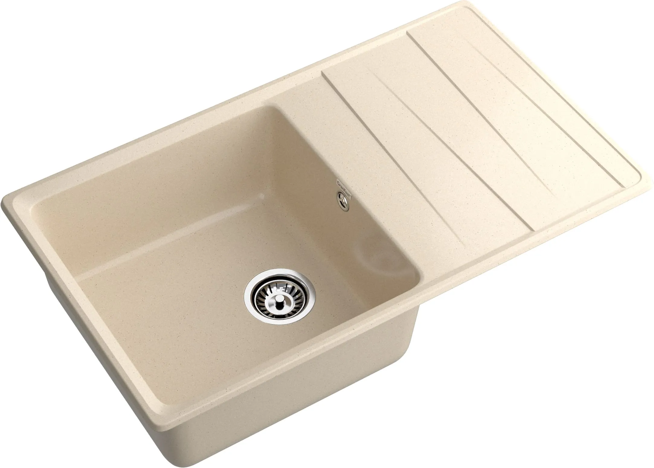 GRANFEST Мойка композит LEVEL , GF-LV-860L, чаша+крыло 860*500, кашемир