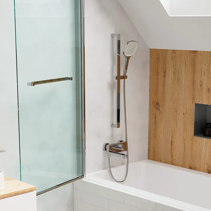 Смеситель для ванны с управлением Push Control, Slide, IDDIS, SLISBBTi02WA