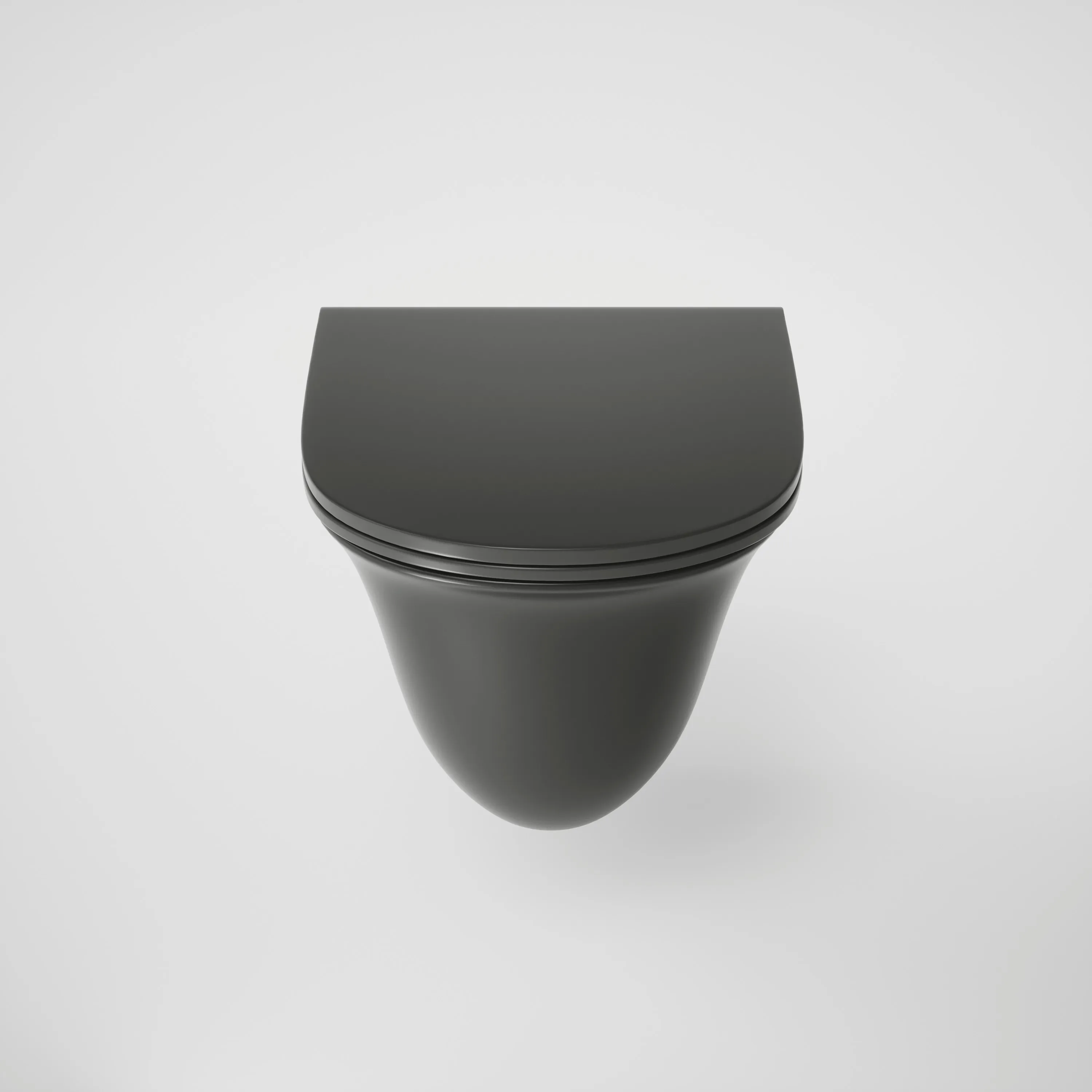 Унитаз подвесной Grossman (485х360х360) безободковый,черный матовый с тонкой крышкой GR-4412BMS