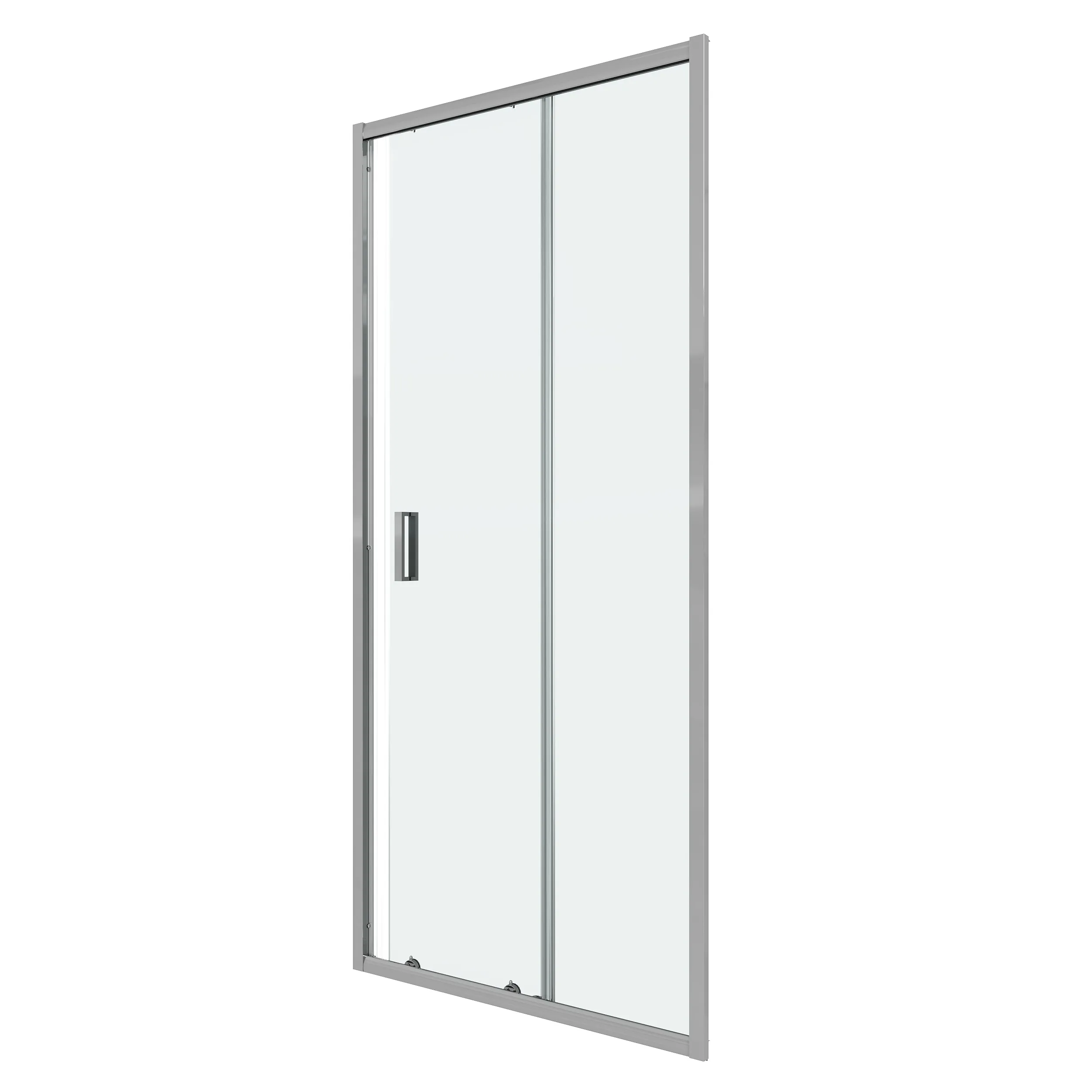 Дверь в нишу Niagara Eco (90х190) хром,стекло прозрачное,1 место NG-631-9A 