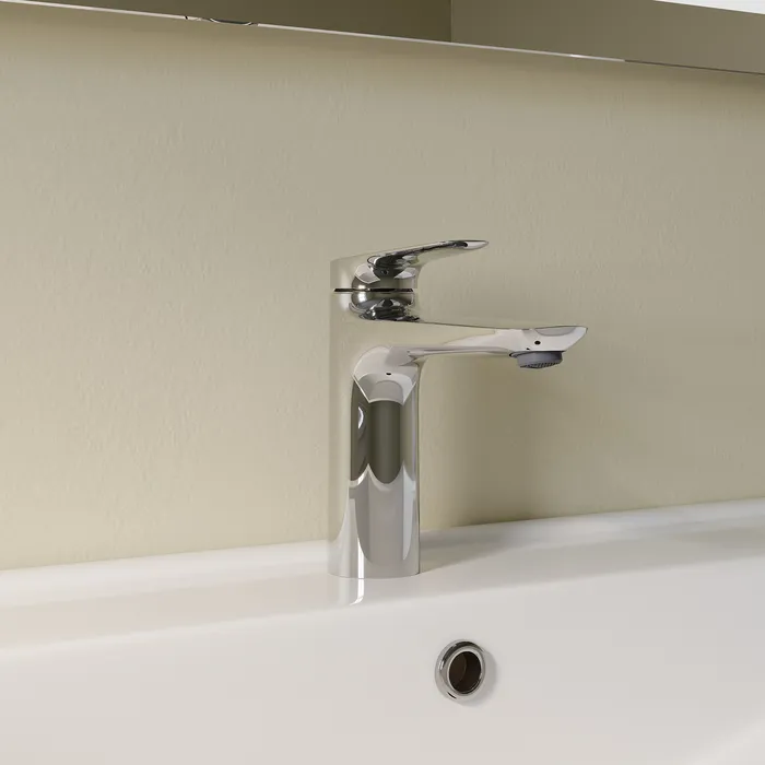 Смеситель для умывальника, глянцевый хром, Zodiac X, IDDIS, ZDXSB00i01