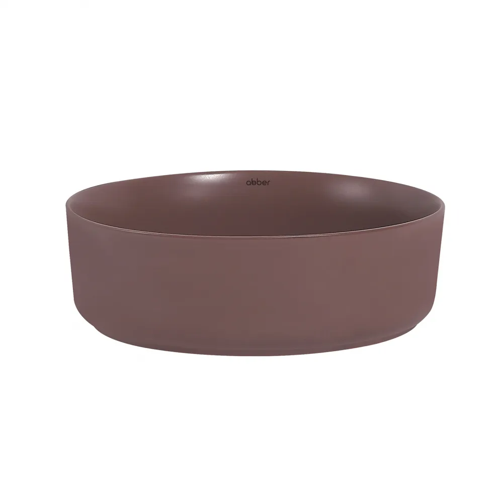 Раковина накладная ABBER Bequem AC2108MC коричневая матовая в магазинах СантехГид