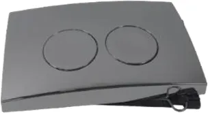 Кнопка смыва Geberit Delta 21 оружейная сталь матовая 115.125.GMG