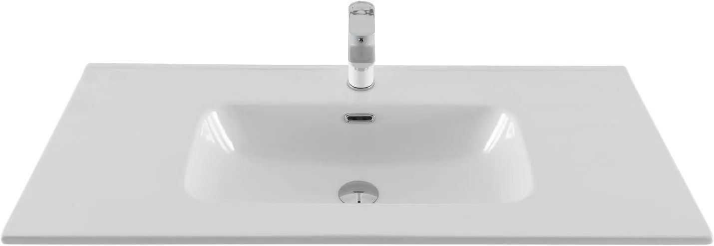 Раковина Aquanet Flat 100 белая в магазинах СантехГид