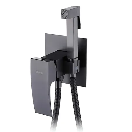 Встраиваемый гигиенический душ оружейная сталь GAPPO G7207-9