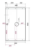 Тумба GRUNGE LOFT 90П 1в.я Дуб Намибия