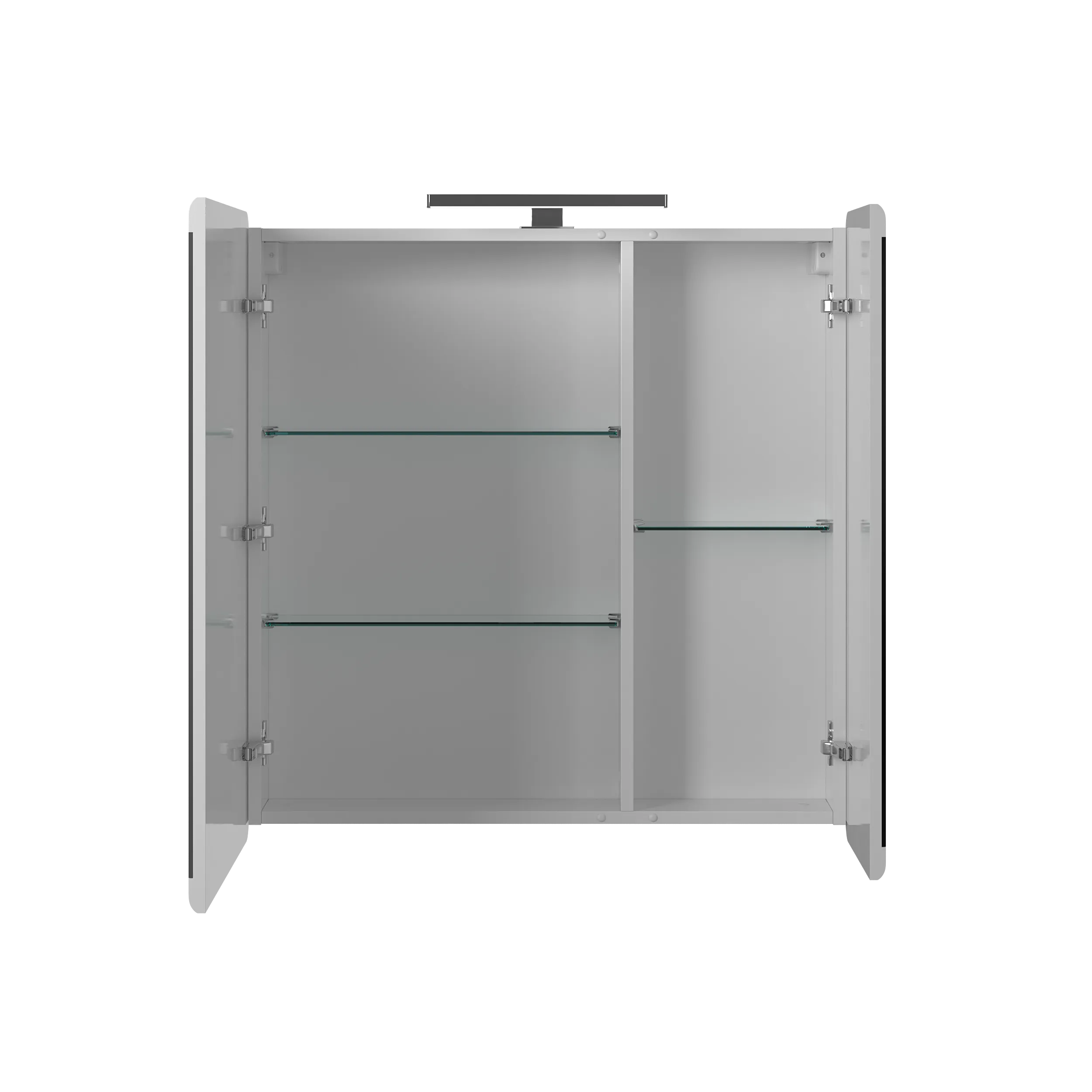 Зеркальный шкаф Briz Эстель 
80 см, белый глянец