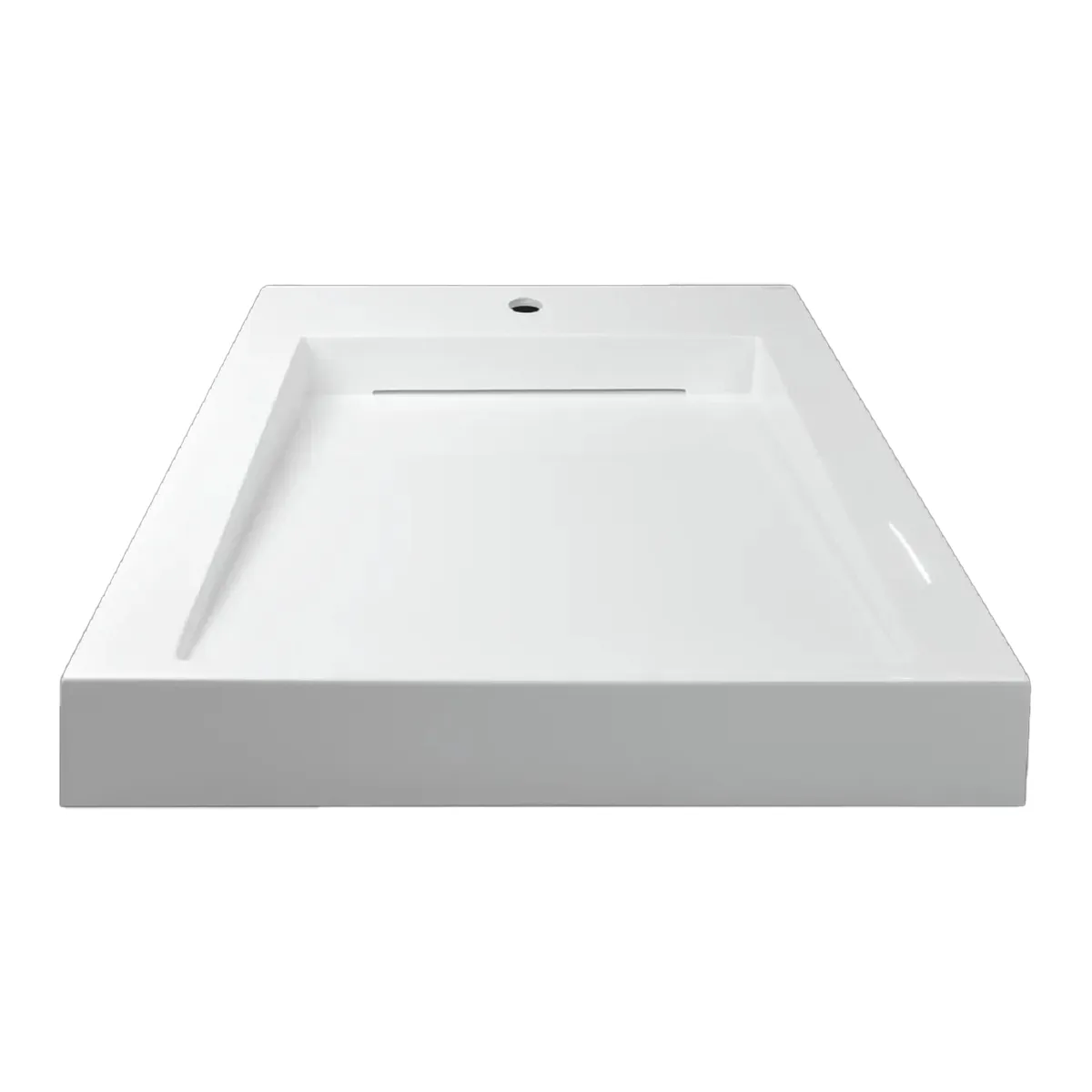 Раковина Azario Domino 600х555х80 литьевой мрамор, сифон в комплекте, белая (CS00082282) в магазинах СантехГид