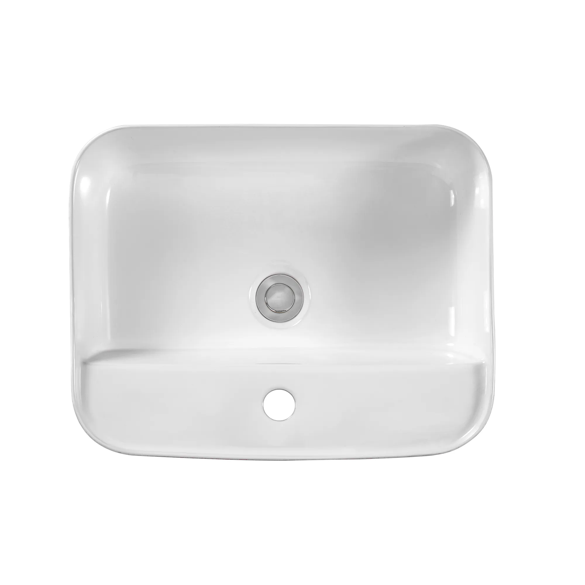 Раковина накладная для установки на столешницу AQUATEK ВЕГА , 500*395*140 мм, с отверстием под смеситель, цвет белый AQ5506-00 в магазинах СантехГид