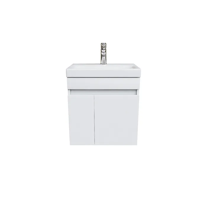 Тумба с умывальником подвесная с дверцами, белая, 50 см, Zodiac, IDDIS, ZOD5CD0i95K подходит ум. 3505000i28