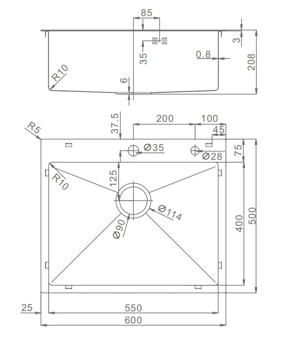 Мойка - профессиональная ручная работа RAGLO R701.6050.05