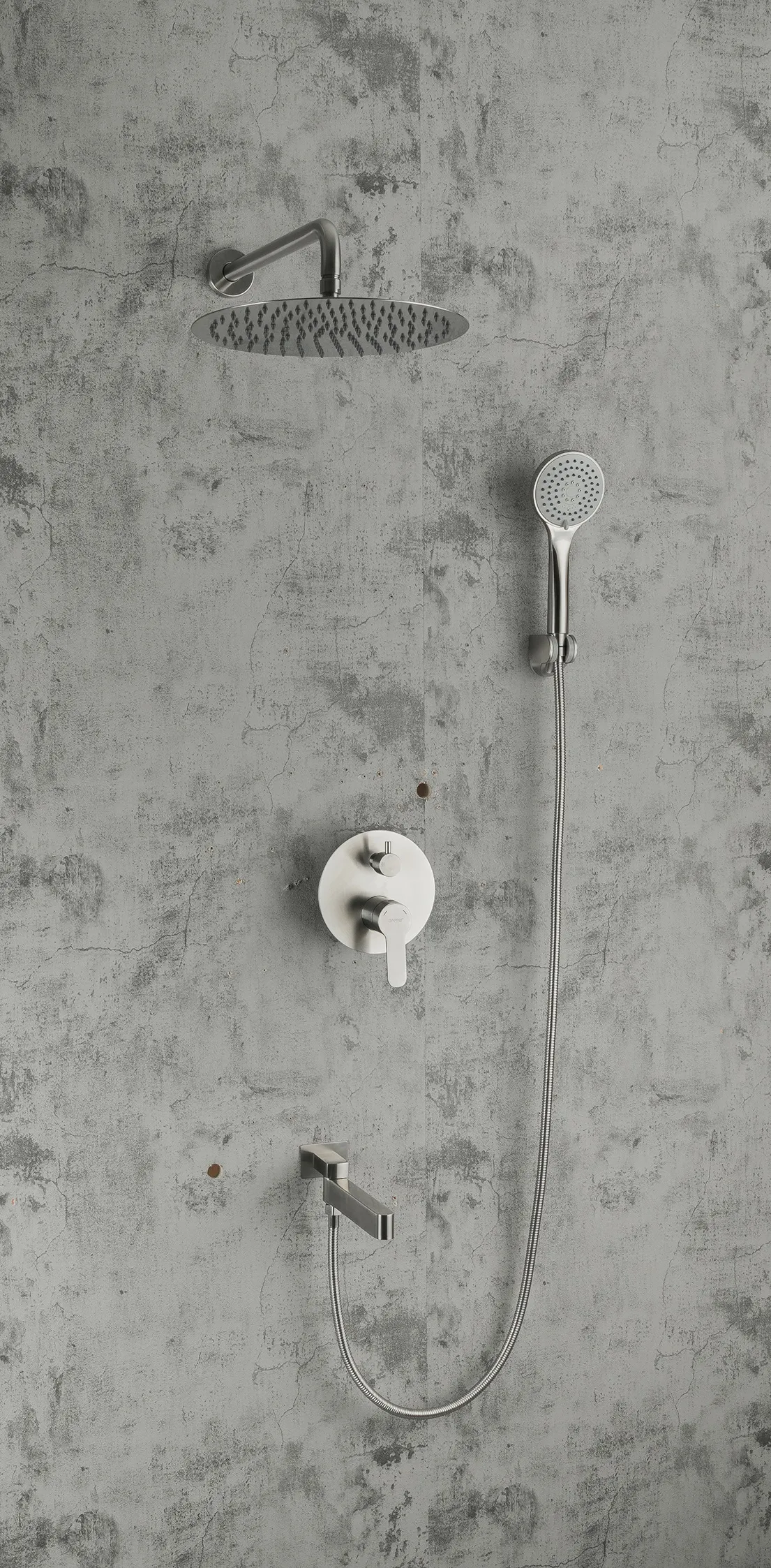 Встраиваемая душевая система сатин GAPPO G7199-30