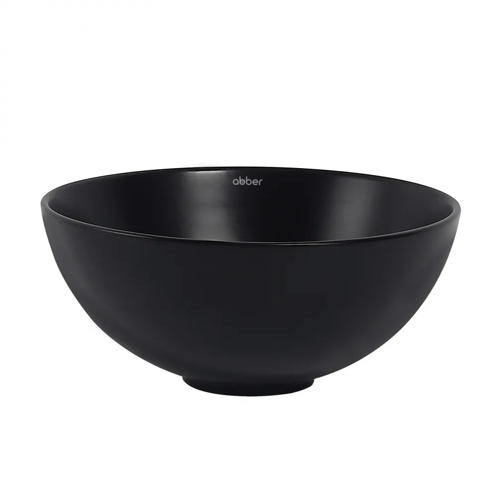 Раковина накладная ABBER Bequem AC2106MB черная матовая в магазинах СантехГид