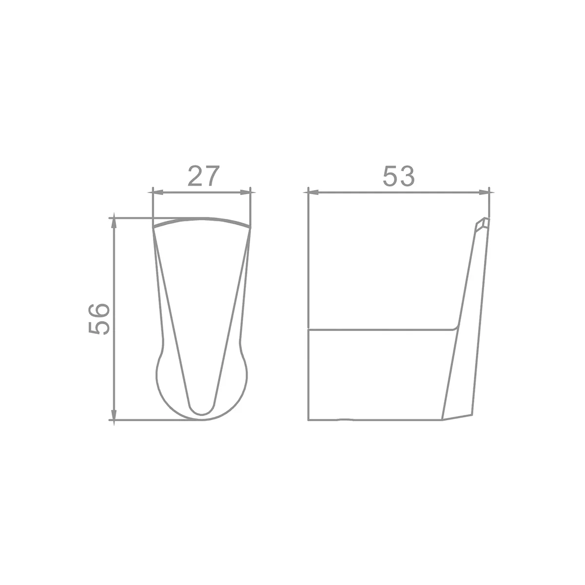 Крючок для полотенец Raglo R307.05.03 одинарный,сатин золотой