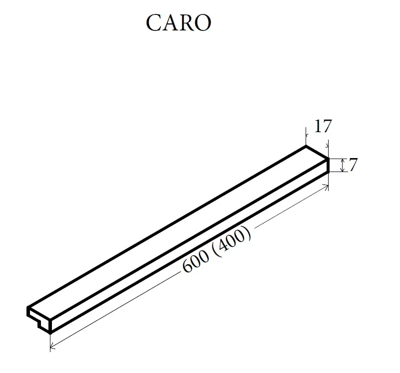 Ручки CARO хром, комплект