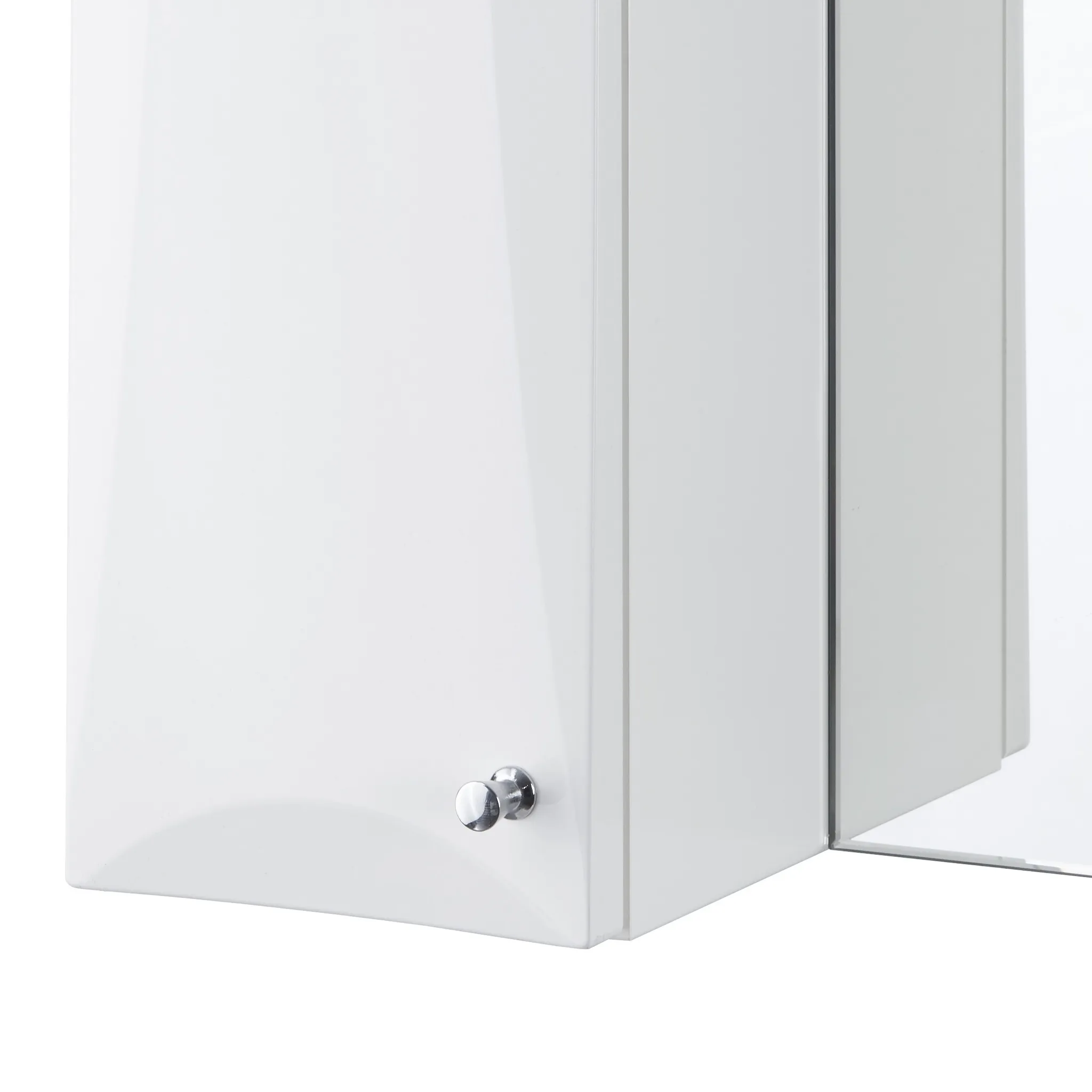 Зеркальный шкаф AQUATON Джимми 57 белый левый 1A034002DJ01L