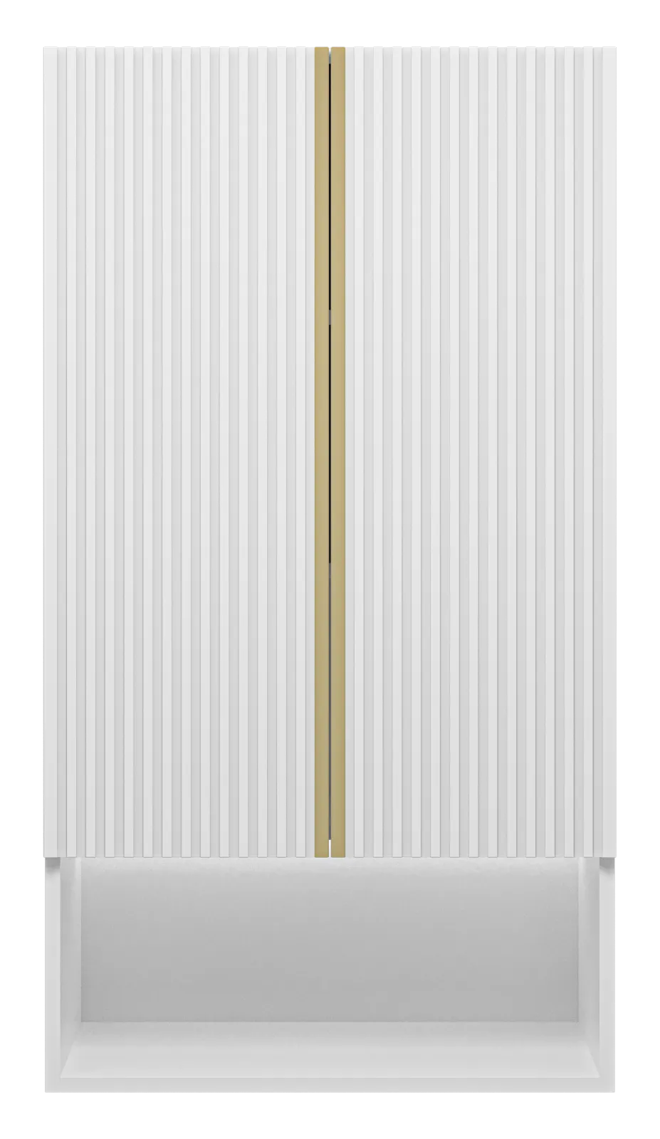 Шкаф Brevita Vega 60 над стиральной машиной подвесной (белый)