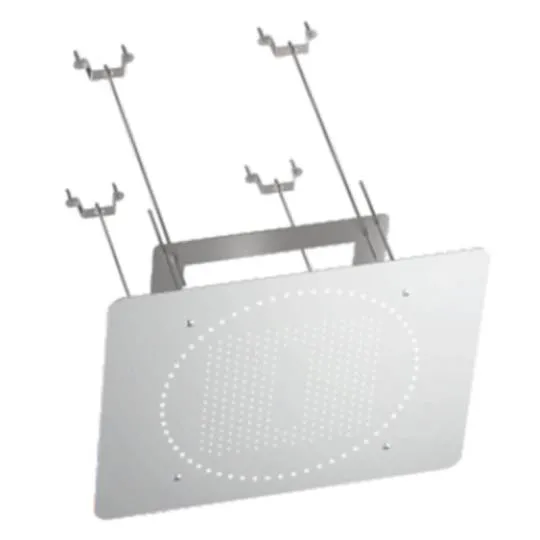 Потолочный тропический душ 590*480мм(нерж) 2-режима RAGLO R452.03