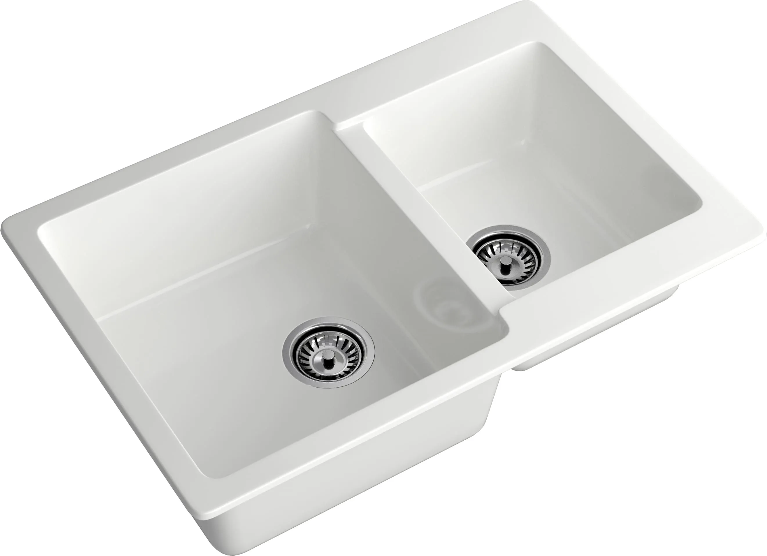 GRANFEST Мойка композит PRACTIK GF-P--780K  2 чаши 780*510 мм  иней  арт.GF-