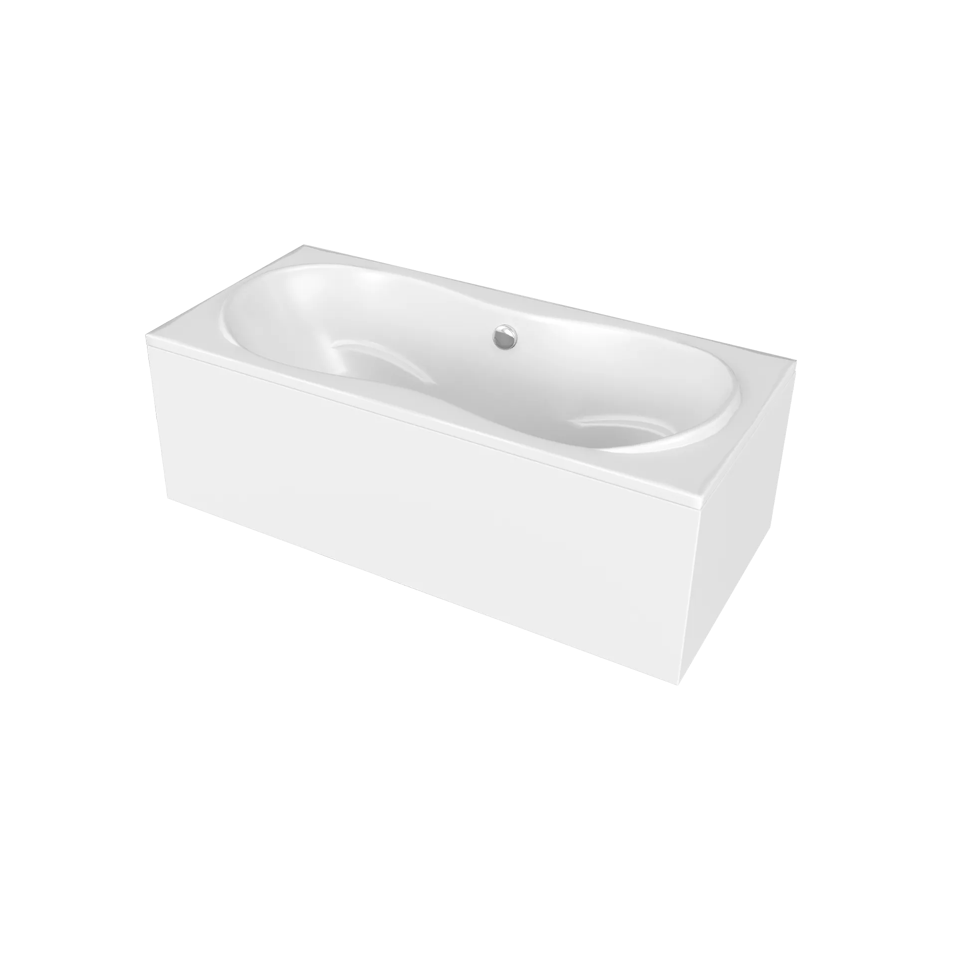 Ванна акриловая 1Marka DINAMIKA 180х80 Прямоугольная белая 01ди1880