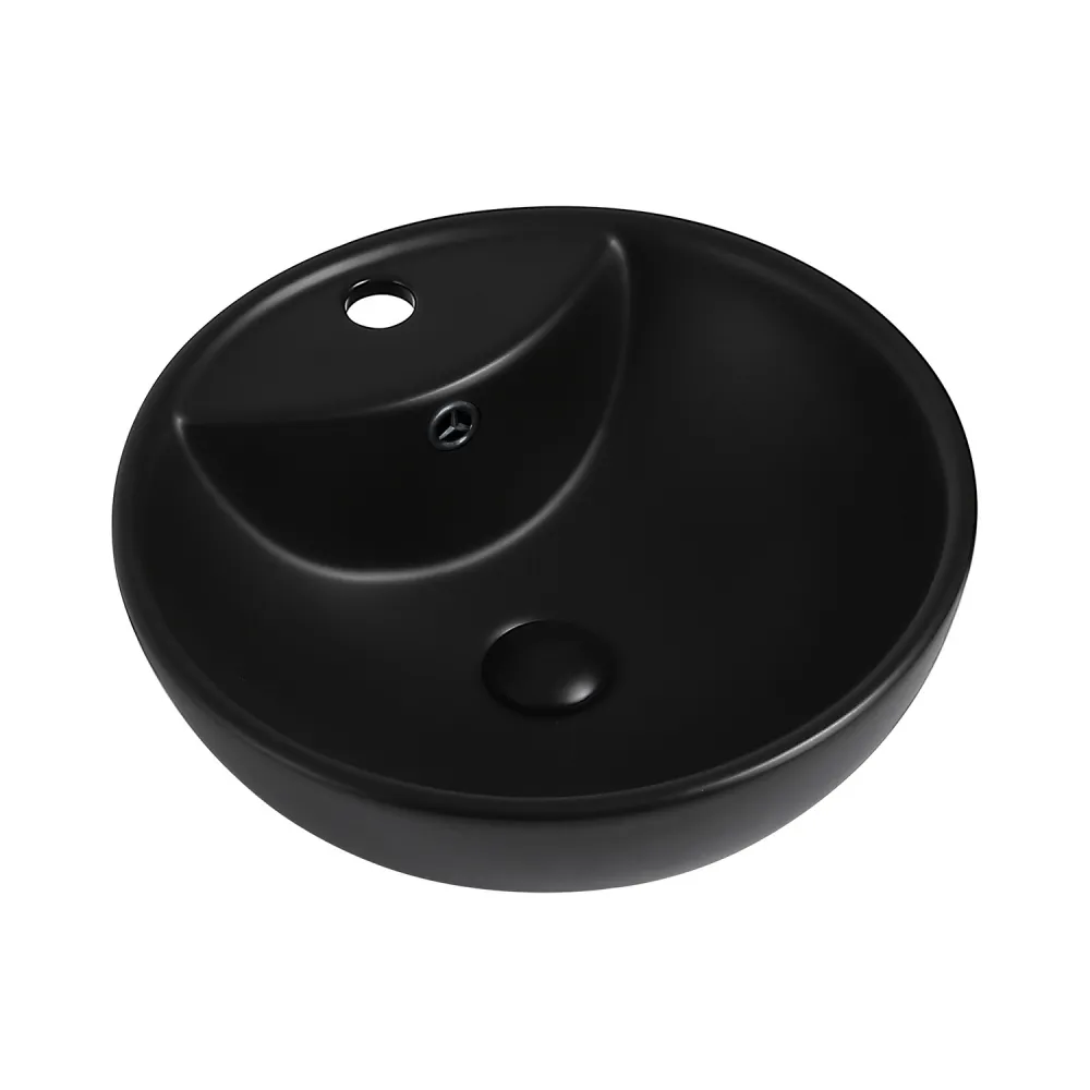 Раковина накладная ABBER Bequem AC2101MB черная матовая в магазинах СантехГид