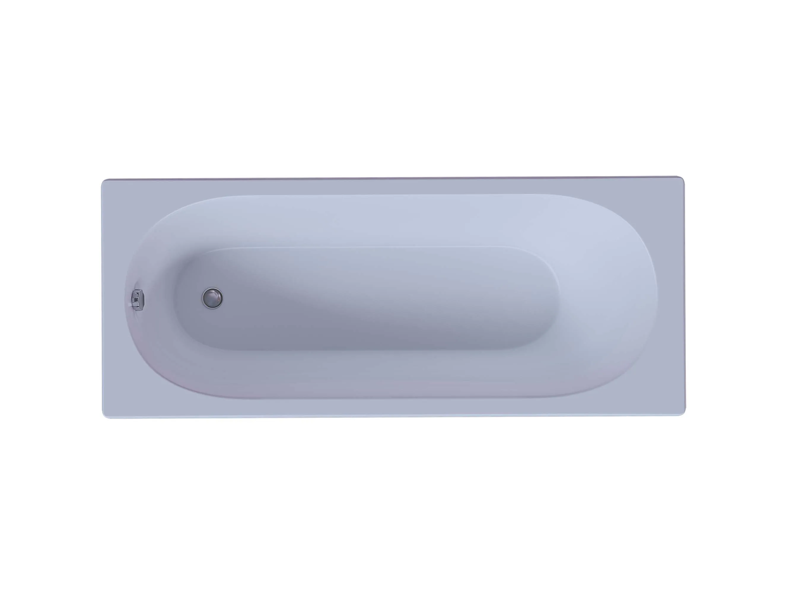 Акриловая ванна Aquatek Оберон 160 прямоугольная, универсальная, без каркаса, без экрана, без гидромассажа
