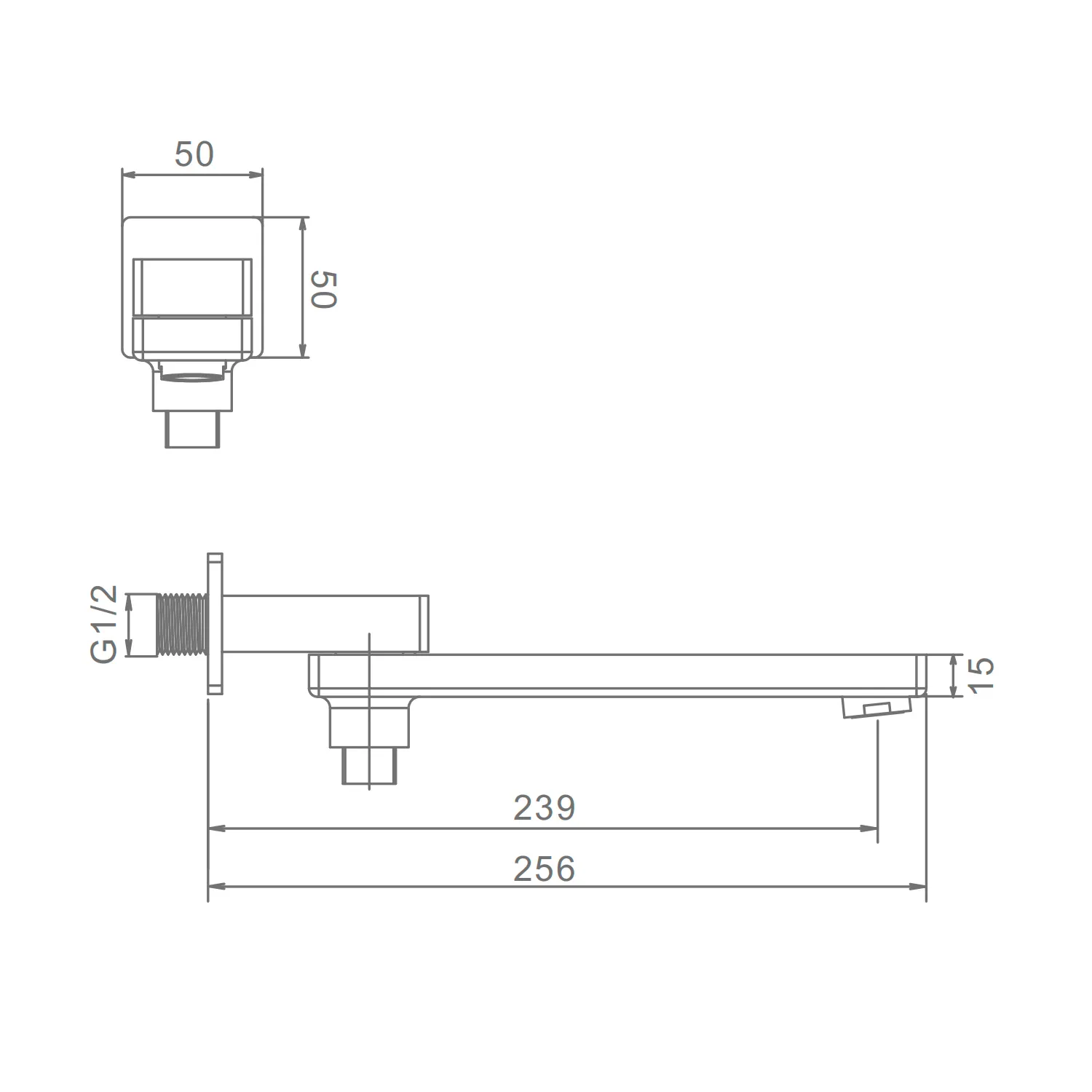 Встраиваемый наполнитель Raglo R473.73.03 для ванны и душа излив поворотный 25см с функцией переключения латунь, сатин
золотой