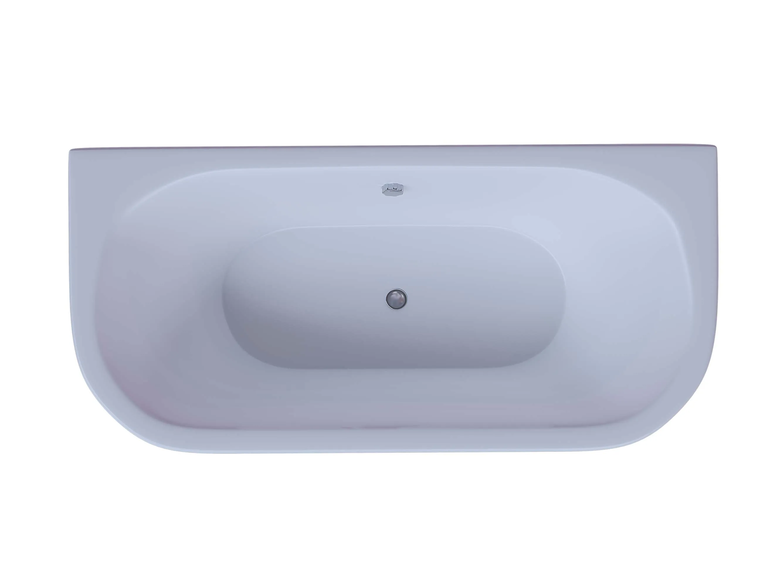 Акриловая ванна Aquatek Морфей 190x90 радиусная, универсальная, с каркасом, без гидромассажа