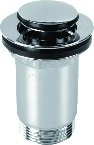 Слив для умывальника CLICK - CLACK маленький, латунный в магазинах СантехГид