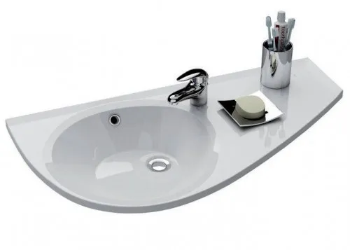 Умывальник подвесной из литого мрамора Ravak Avocado правый XJ1P1100000 в магазинах СантехГид
