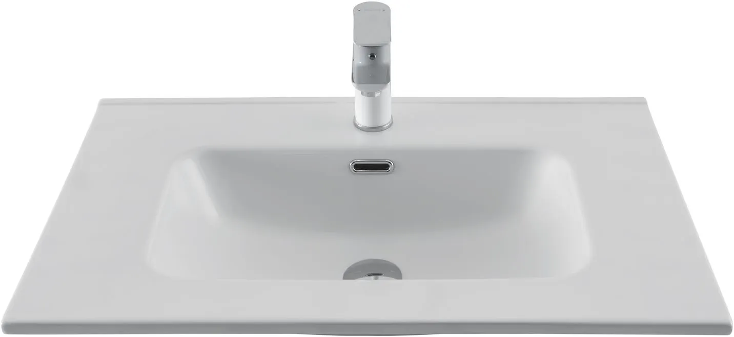 Раковина Aquanet Flat 70 белая матовая