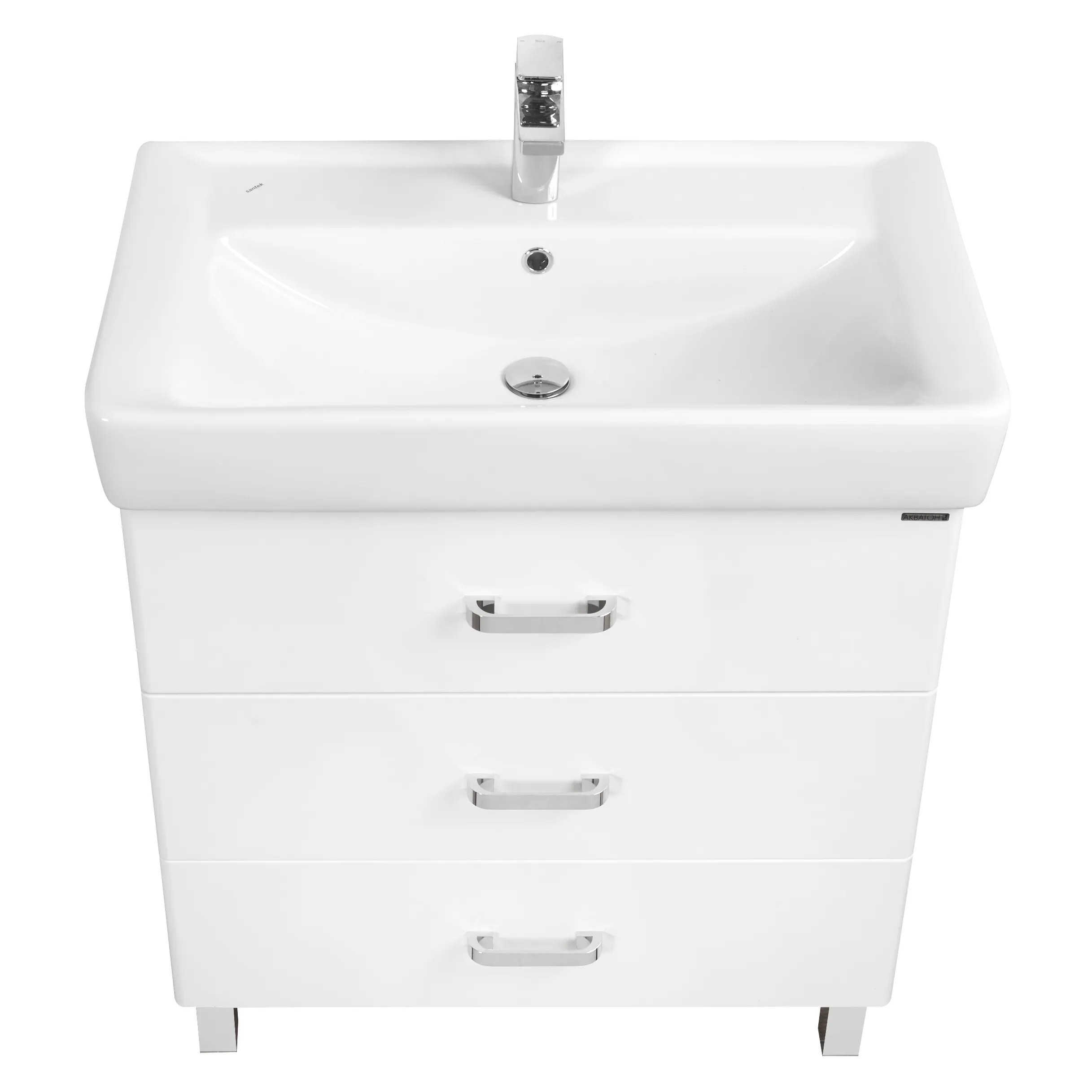 Тумба под раковину AQUATON Америна 60 М белый 1A168901AM010