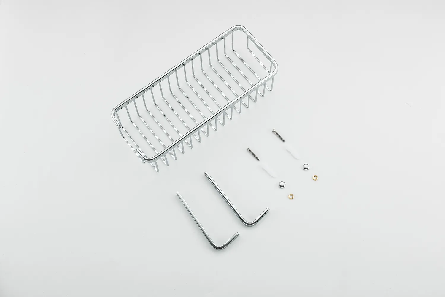 Полка c ключками нержавейка хром FRAP F353