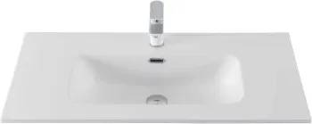 Раковина Aquanet Flat 90 белая матовая