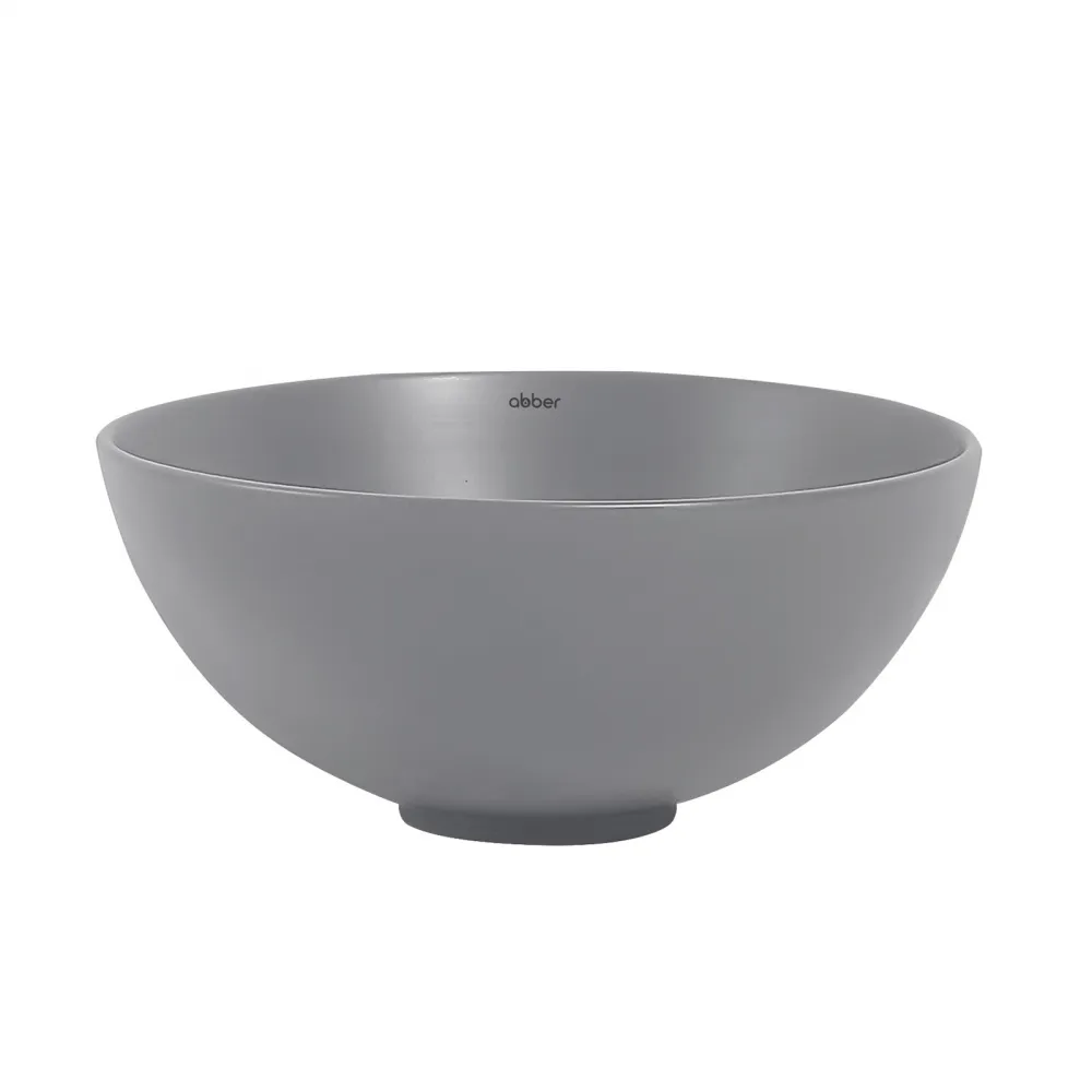 Раковина накладная ABBER Bequem AC2106MG серая матовая в магазинах СантехГид