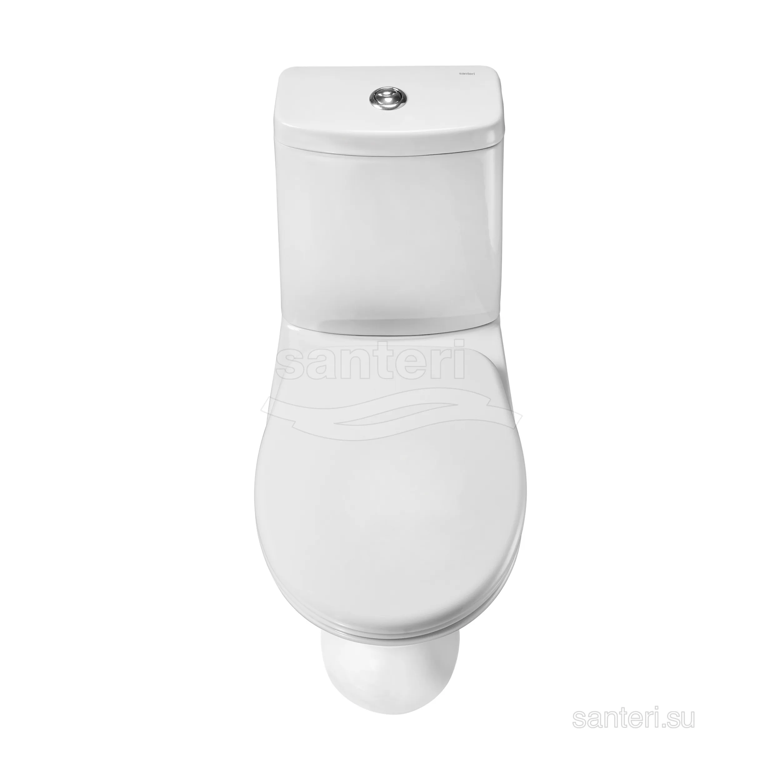 Унитаз-компакт Santeri Грация с горизонтальным выпуском 1.P210.3.S00.00B.F