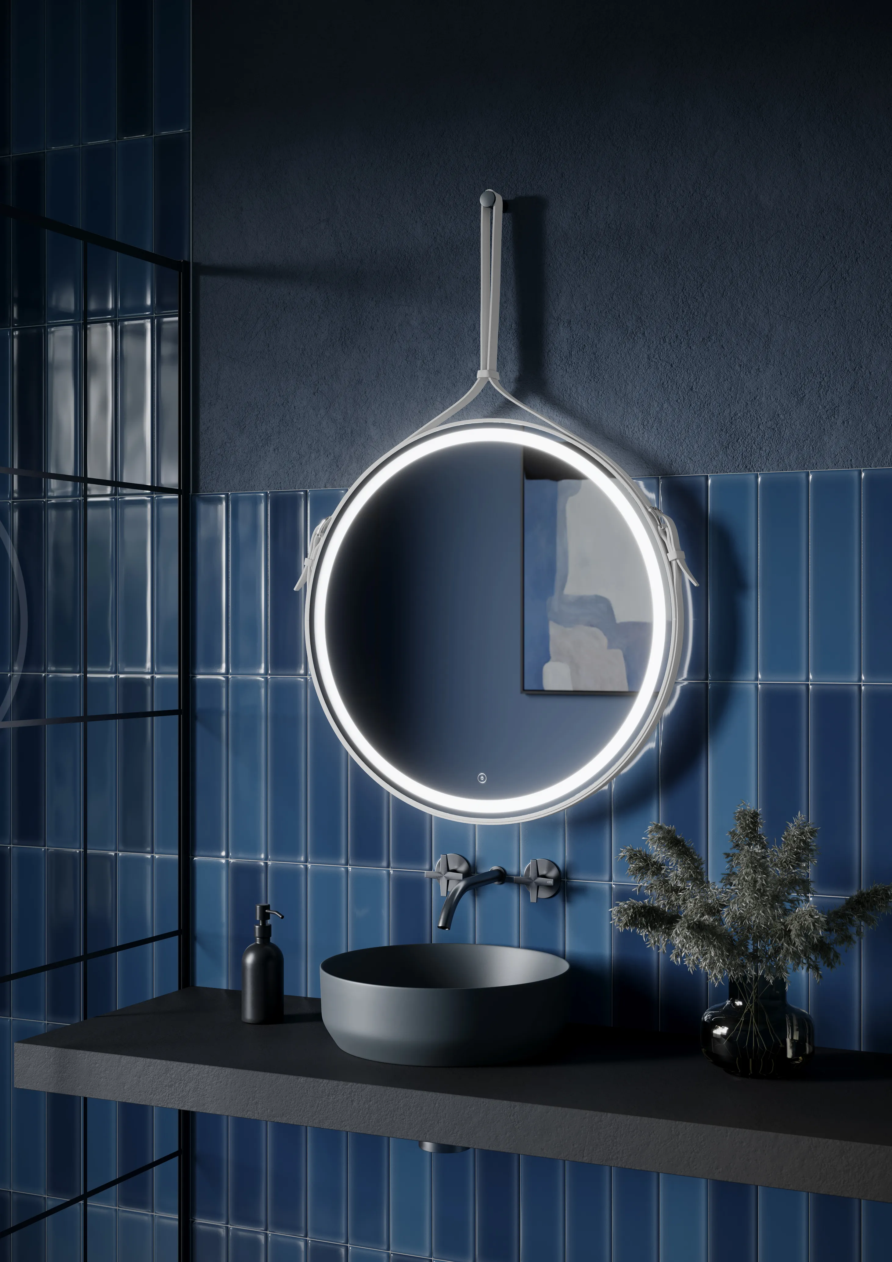 Зеркало Sancos Леди / Dames DA650W 65x65 светодиодная подсветка 