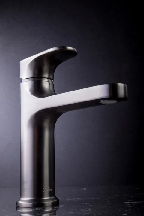 Смеситель для умывальника высокий SPECTRE Gunmetal