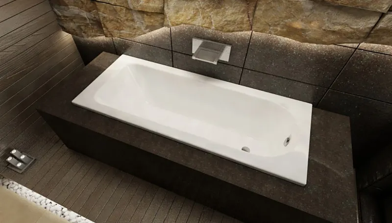Ванна стальная Kaldewei SANIFORM PLUS 170х70х41, Easy clean, alpine white, без ножек