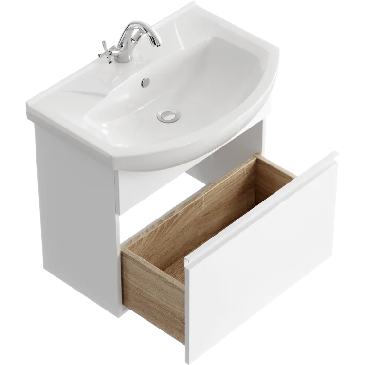 "Rodos" тумба под умывальник, цвет белый, , ТМ «AQWELLA» ROD01061