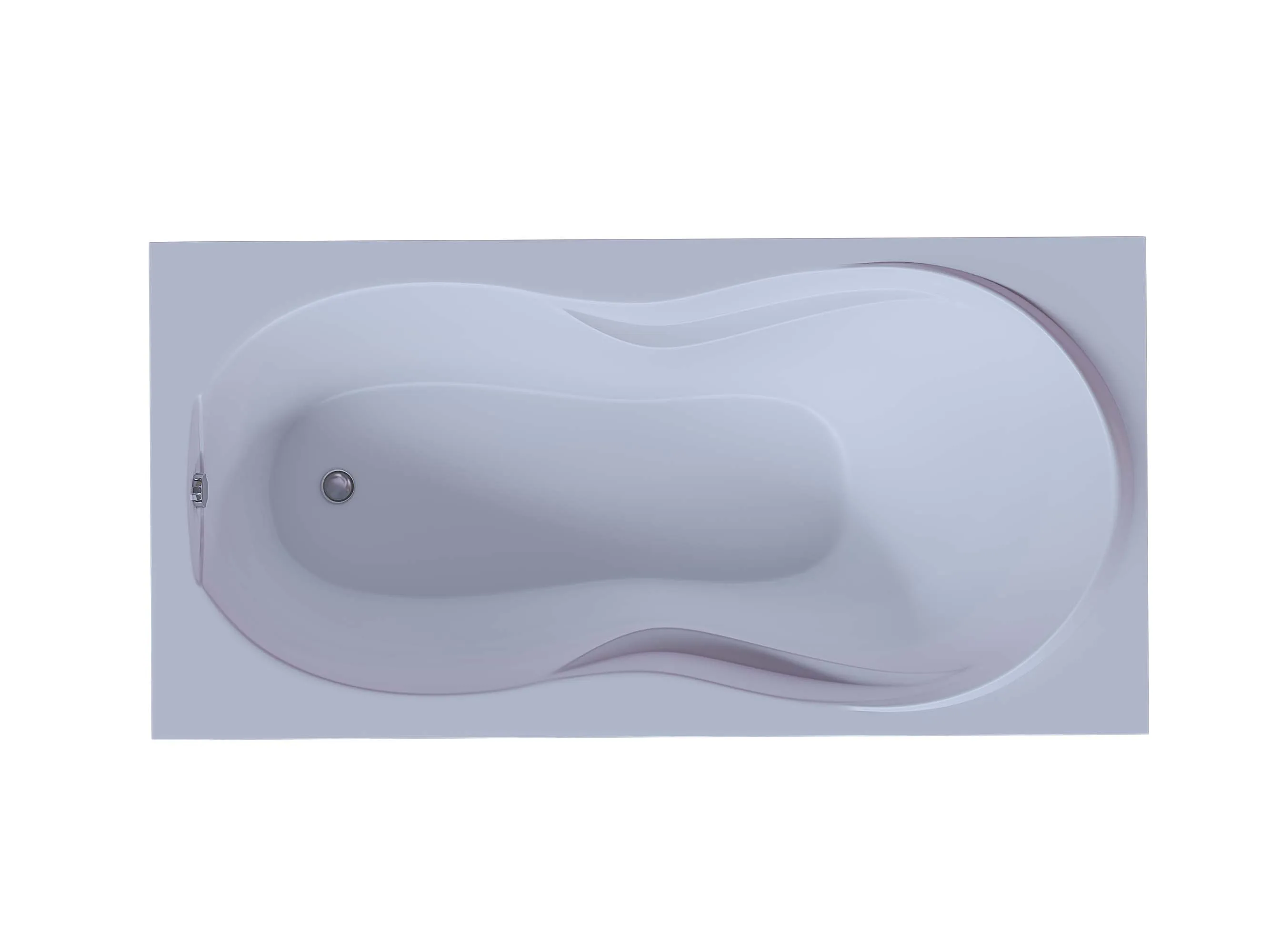 Акриловая ванна Aquatek Мартиника 180x90 прямоугольная, универсальная, с каркасом, без гидромассажа