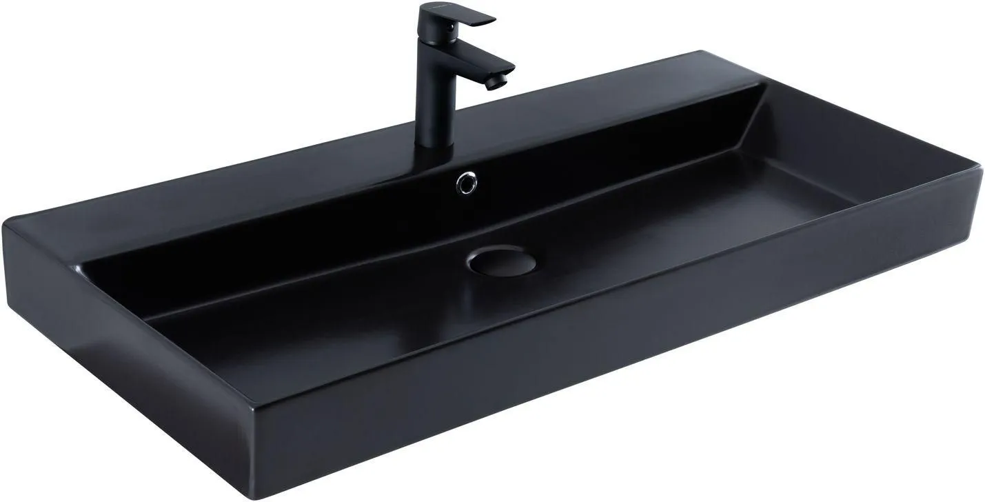Раковина Sanovit Slim Synergy 100 17100 черный матовый