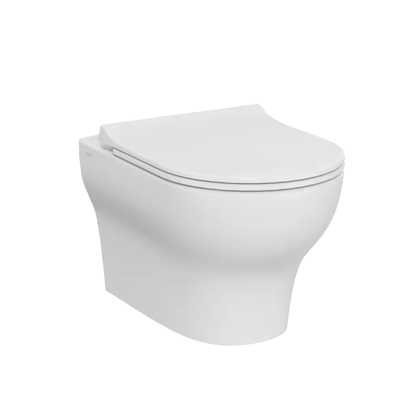 Zentrum Round Подвесной безободковый унитаз SmoothFlush без сиденья 7786B003-0075