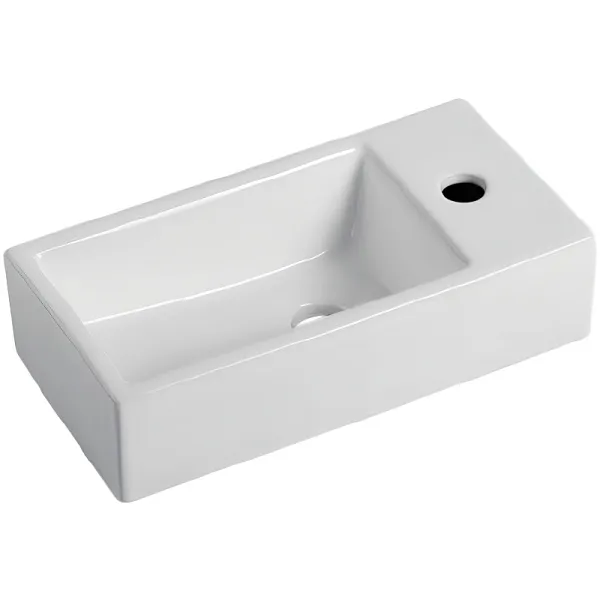 Раковина белая к стене Gappo (405*205*105mm) в магазинах СантехГид