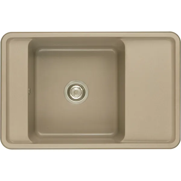 Кухонная мойка AQUATON Беллис 78, цвет серый шелк () 1A725032BS250