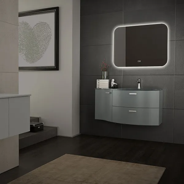 Pallada 915х685 - 2 (подогрев,сенсорный выключатель, горизонтальное) зеркало 