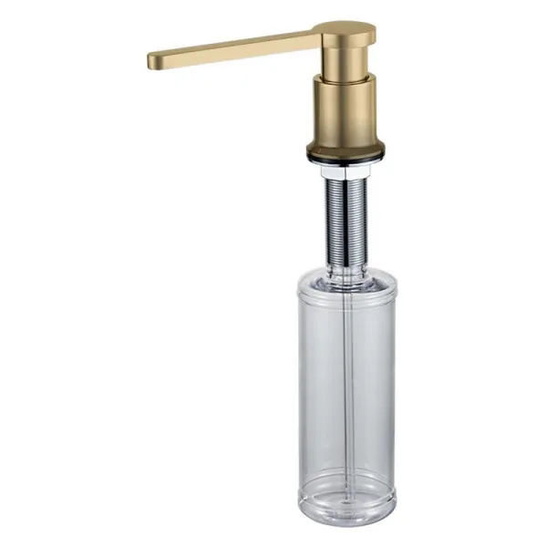 Дозатор для моющего средства сатин золото GAPPO G406-3