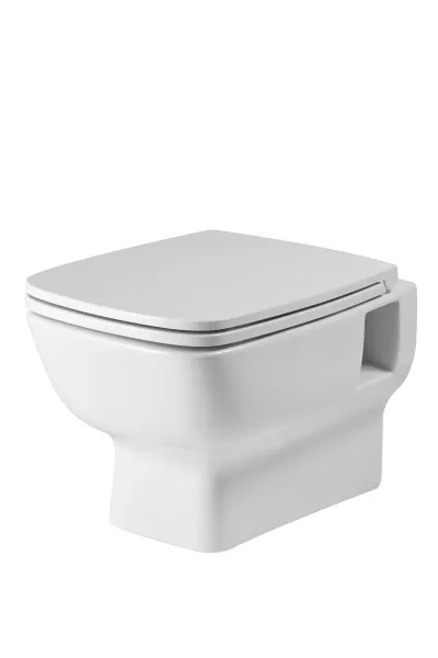 Унитаз безободковый Santek подвесной НЕО rimless (стандарт:дюро, метал крепеж, softclose)