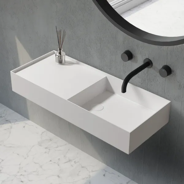 Раковина подвесная ABBER Stein AS2648 белая матовая в магазинах СантехГид